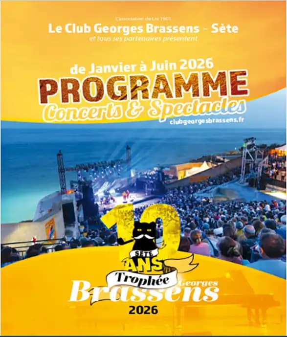 trophée Brassens 2026 - Sortir à Sète
